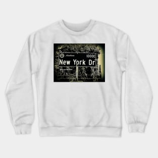 New York Drive, Altadena, CA by Mistah Wilson Crewneck Sweatshirt